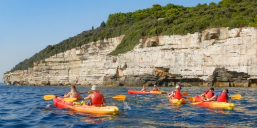 cave and kayaks
