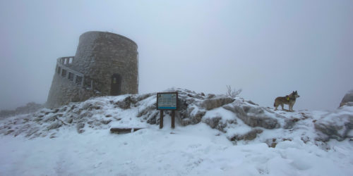 Tower on top of the mountain