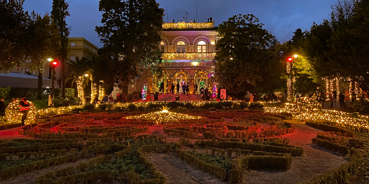 Advent in Opatija, Croatia.